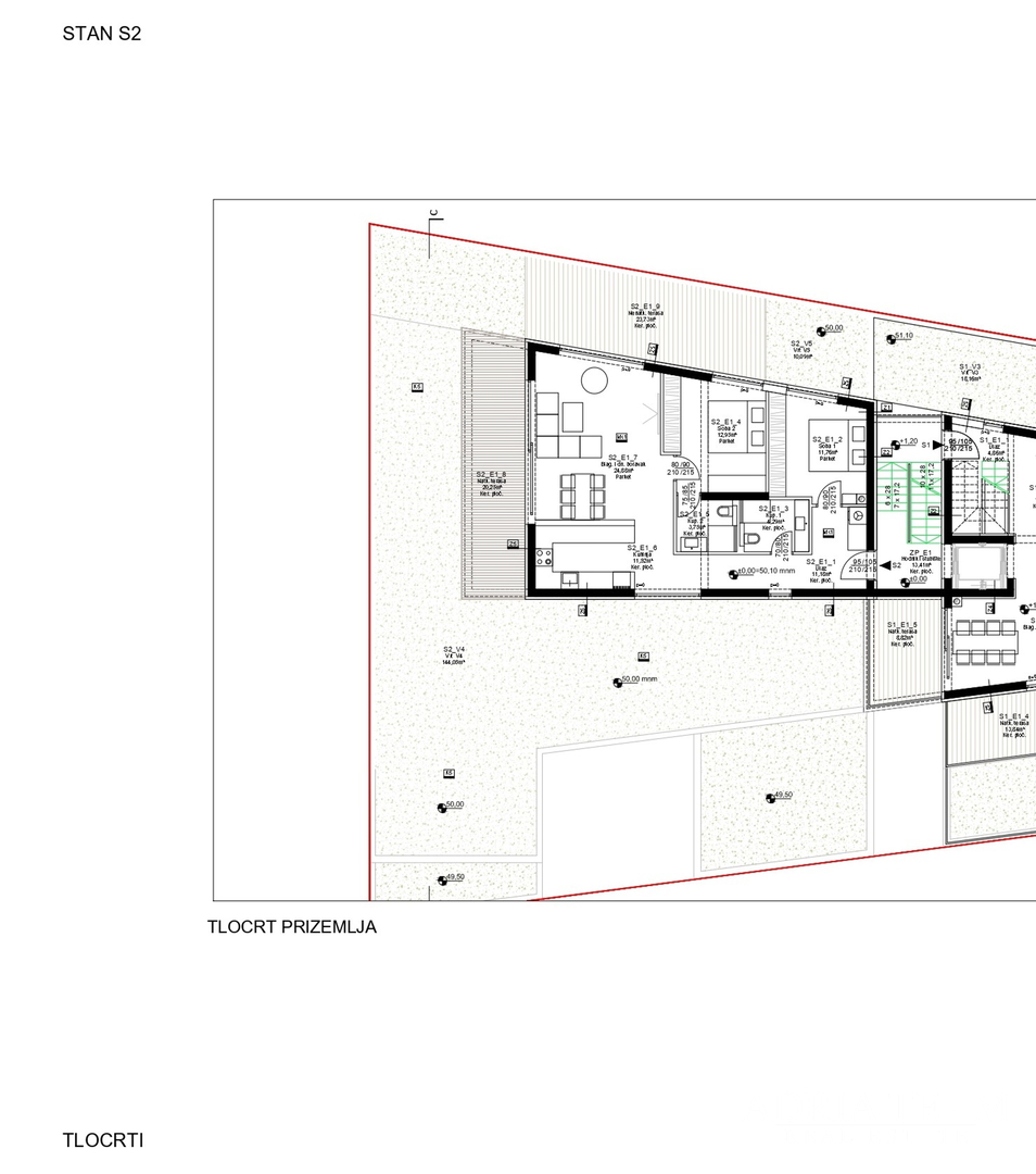 APARTMENTS IN RESIDENTIAL BUILDINGS, NEW CONSTRUCTION - PETRČANE
