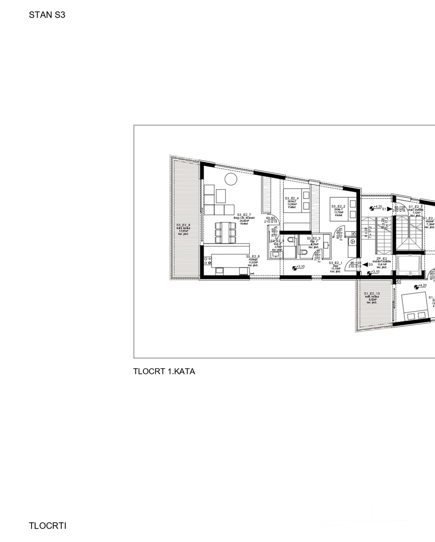 APARTMENTS IN RESIDENTIAL BUILDINGS, NEW CONSTRUCTION - PETRČANE