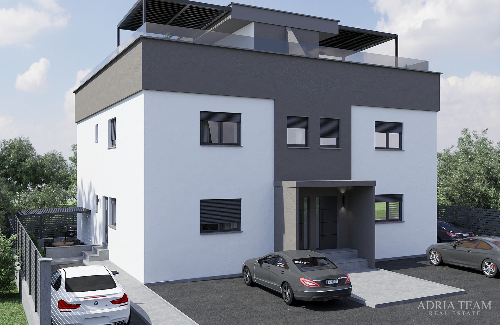 APARTMANI S PROSTRANIM DVORIŠTEM, NOVOGRADNJA - VIR