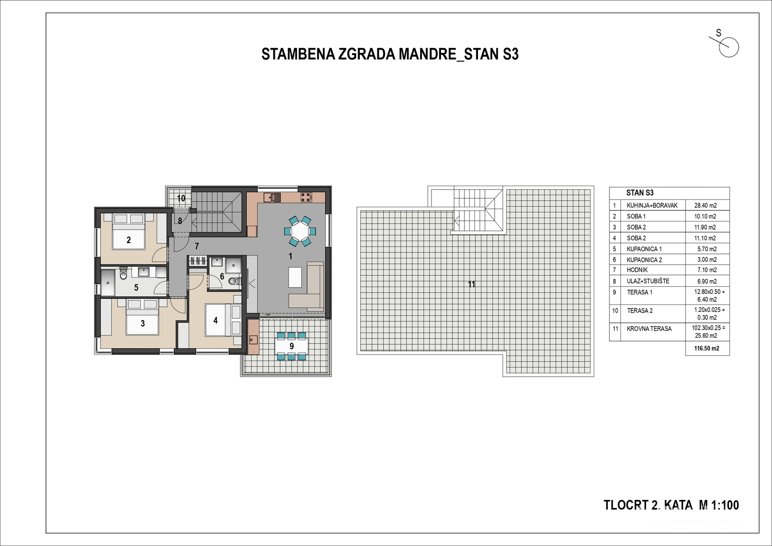 APARTMANI S BAZENOM, VRTOM I KROVNOM TERASOM, NOVOGRADNJA, PREKRASAN POGLED - MANDRE, PAG