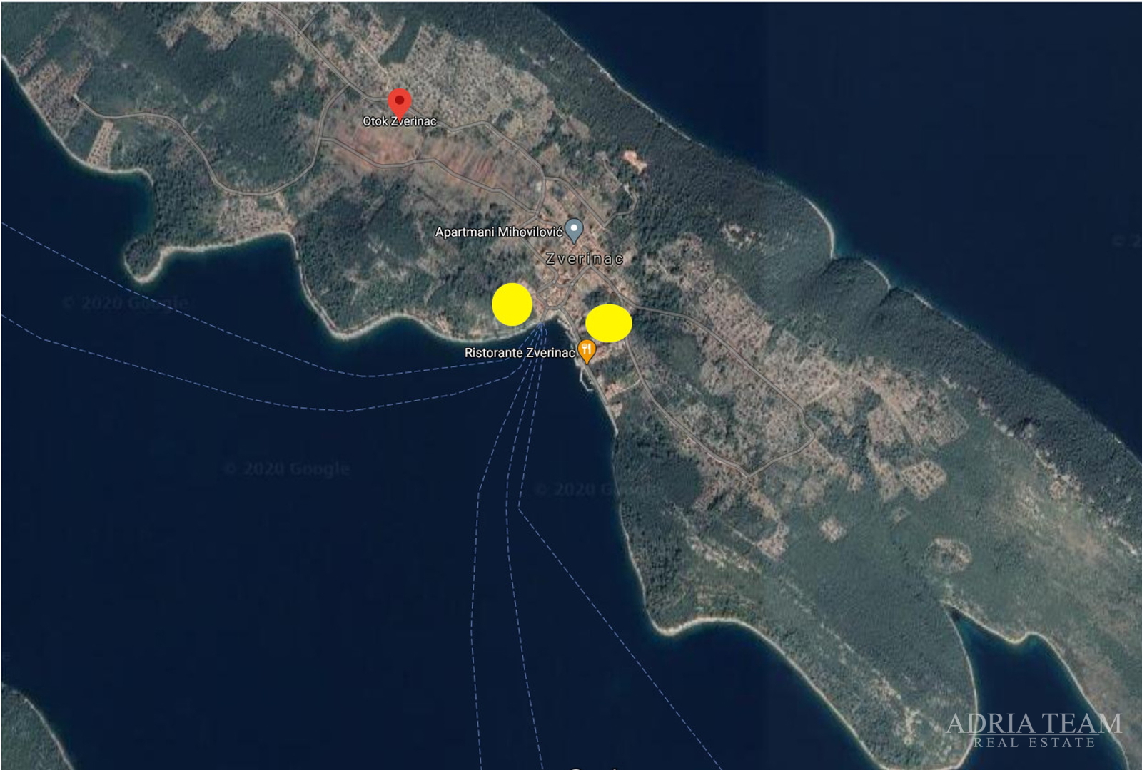 BUILDING PLOTS ON AN ISLAND NEAR ZADAR - FIRST LINE TO THE SEA