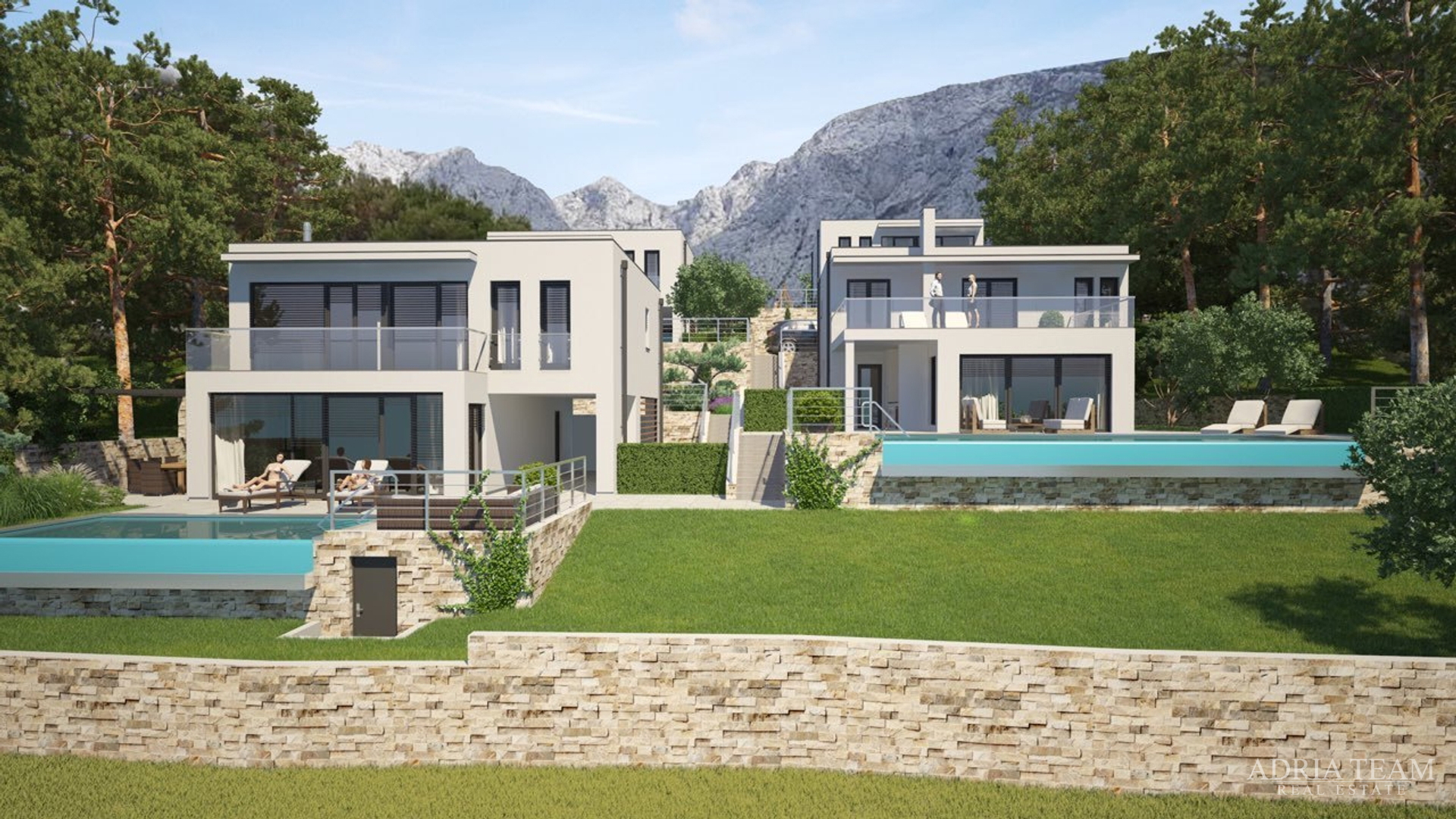 Exklusive Villen mit Pool und Meerblick, Makarska - Veliko Brdo