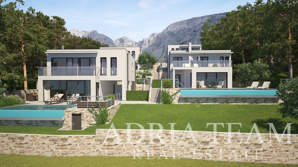 EXCLUSIVE VILLAS WITH POOL AND SEA VIEW, MAKARSKA - VELIKO BRDO