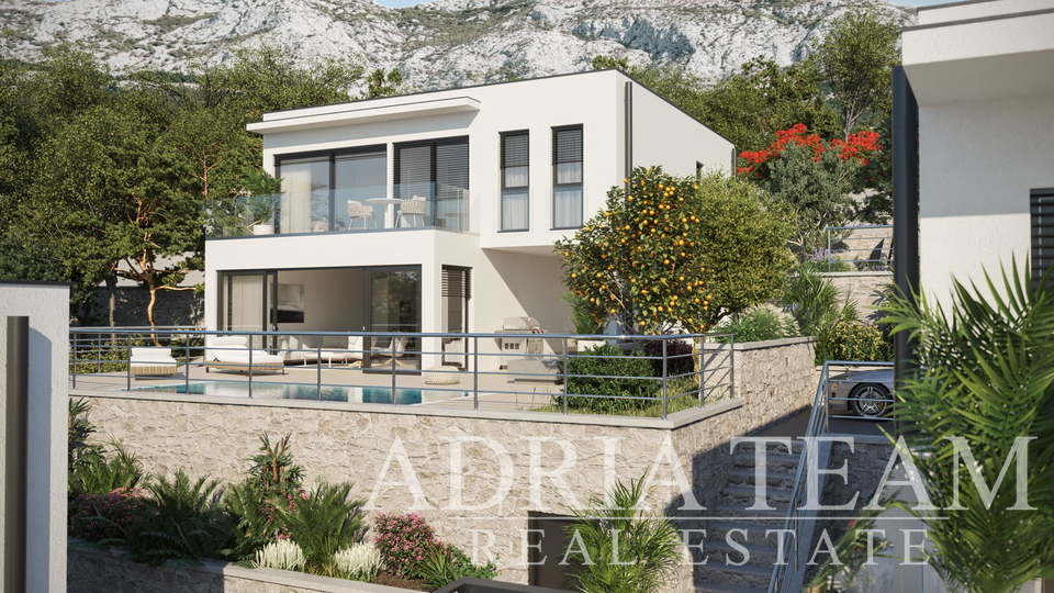 EXCLUSIVE VILLAS WITH POOL AND SEA VIEW, MAKARSKA - VELIKO BRDO