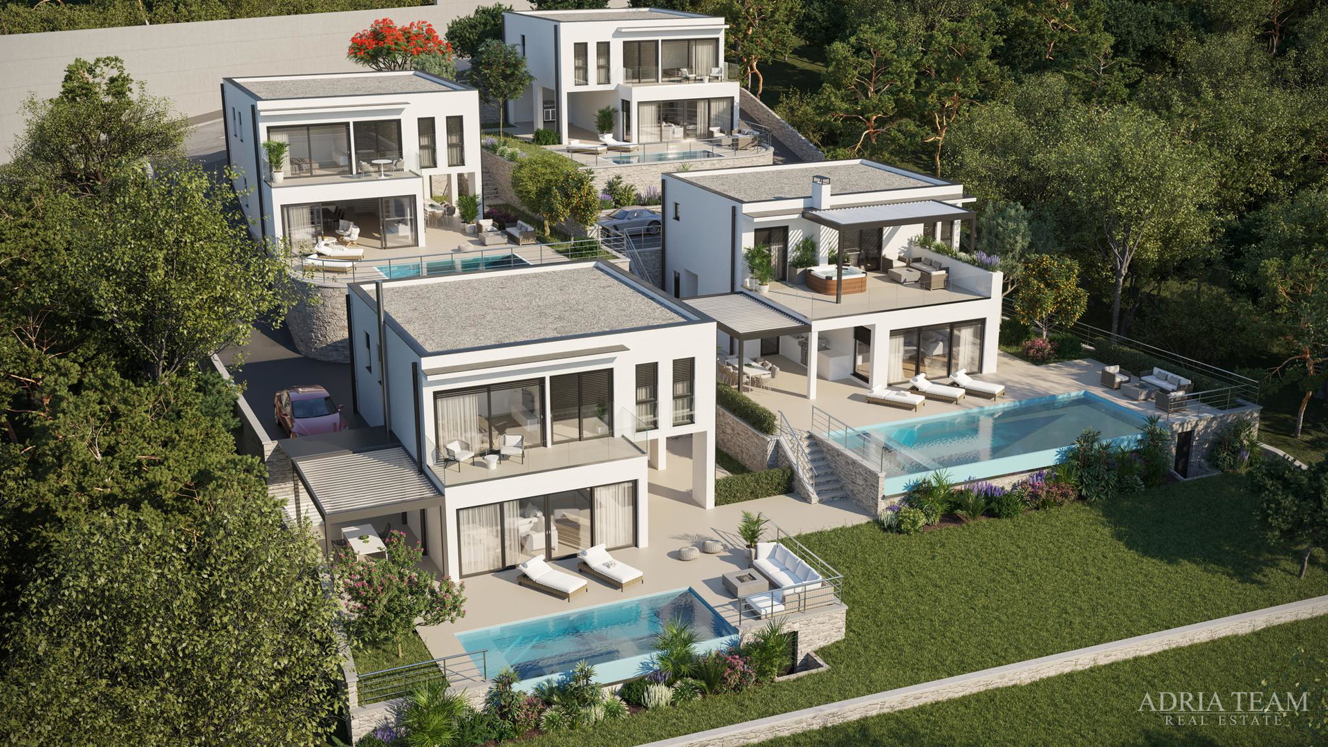 Exklusive Villen mit Pool und Meerblick, Makarska - Veliko Brdo