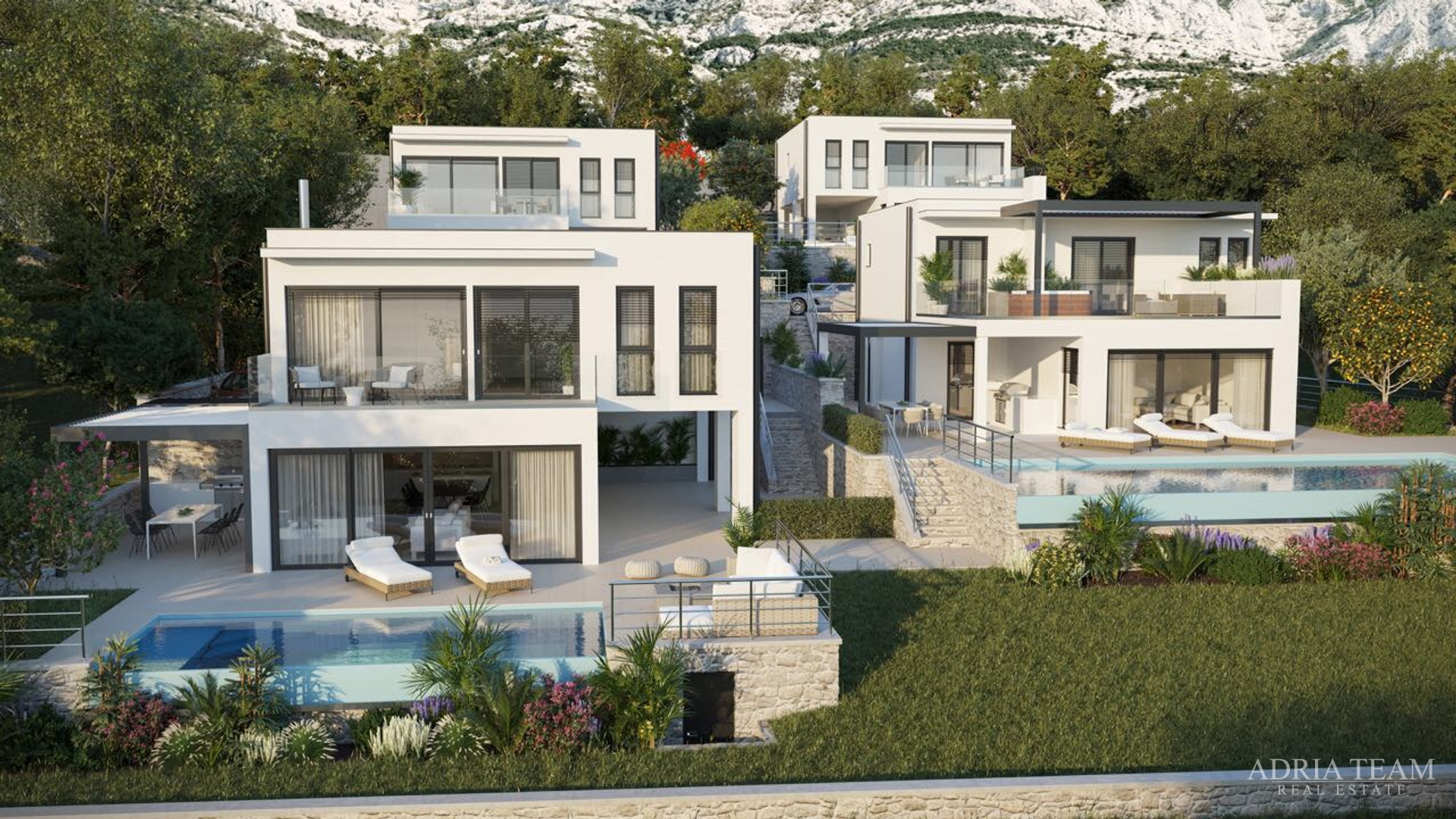 Exklusive Villen mit Pool und Meerblick, Makarska - Veliko Brdo