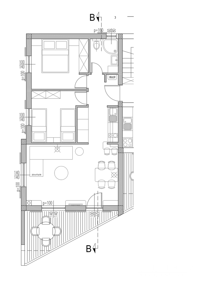 DVOSOBNI APARTMAN, 35 m OD MORA, VERUNIĆ - DUGI OTOK
