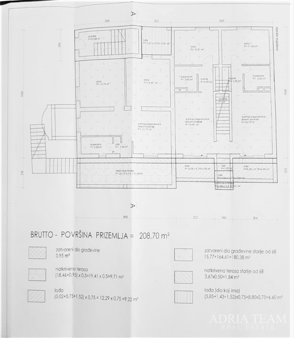 APARTMENT HOUSE WITH 7 APARTMENTS, PRIVLAKA