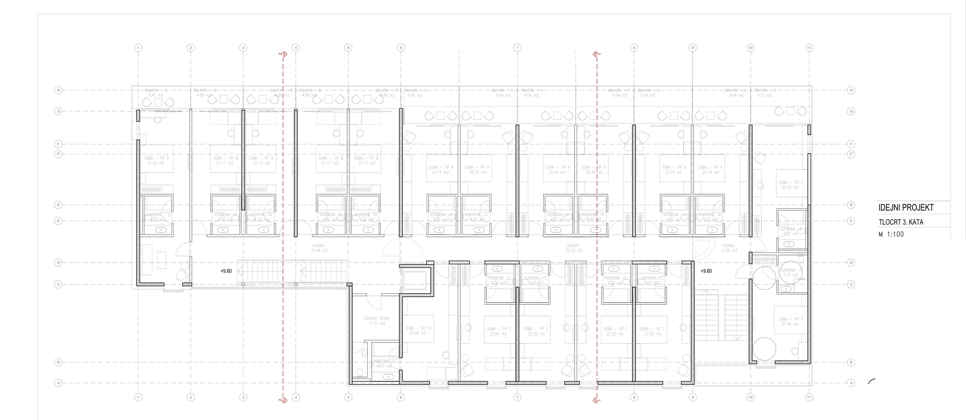 EKSKLUZIVNO!!! HOTEL 3***, 1. RED DO MORA, TOP - POZICIJA!
