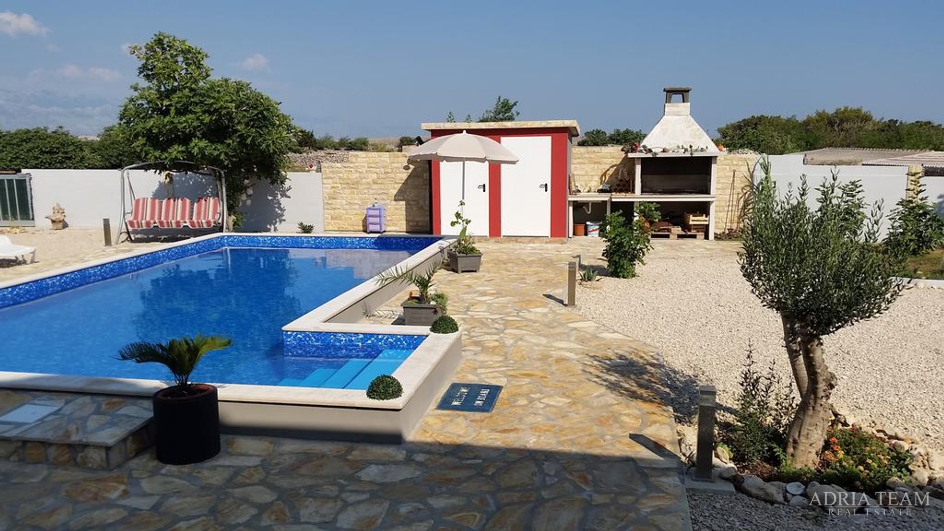 KUĆA S BAZENOM, TIHA I MIRNA POZICIJA, PAG - POVLJANA