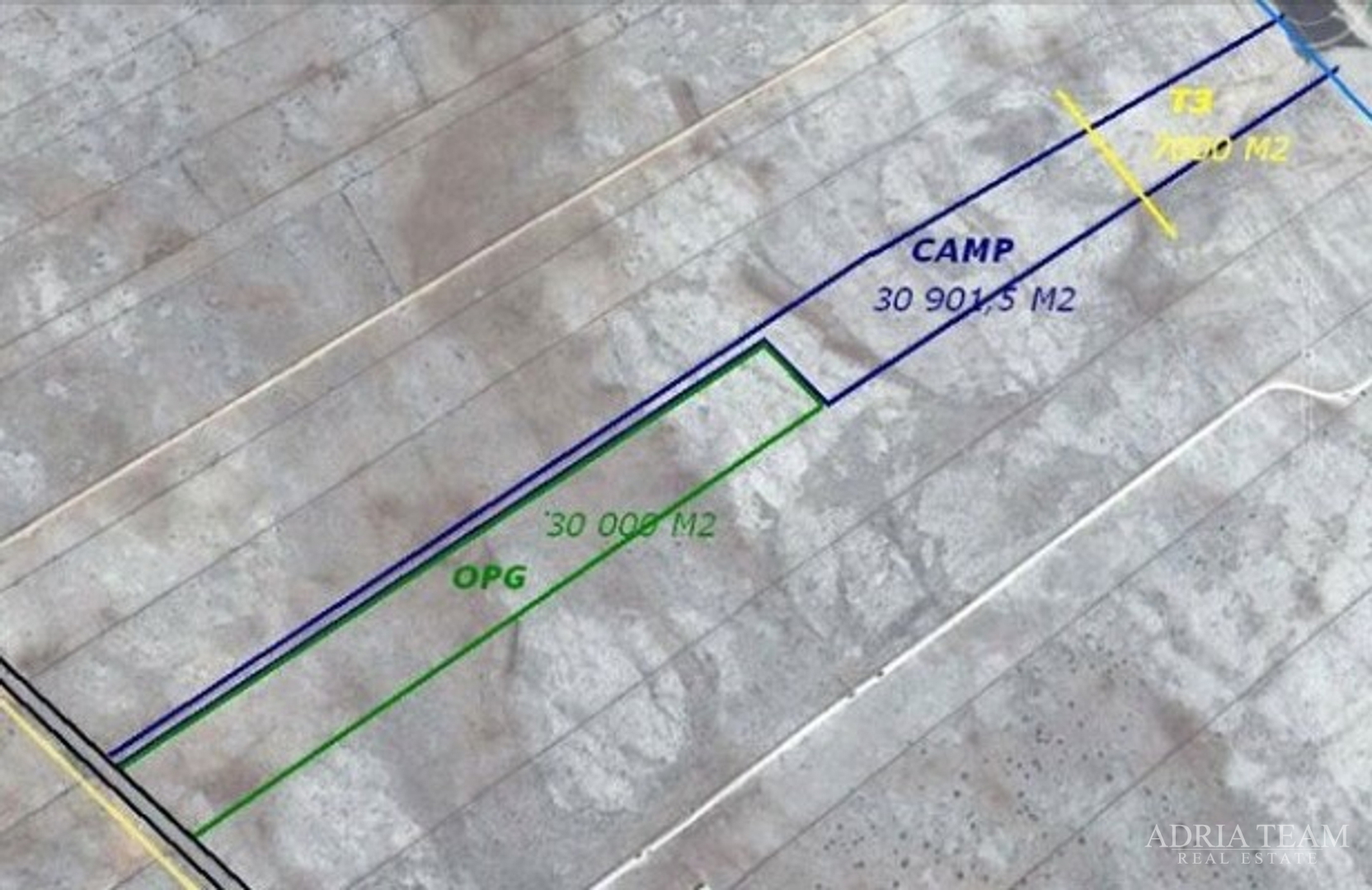BUILDING LAND - ZONE T3 - IDEAL FOR A CAMP! PAG - KOLAN