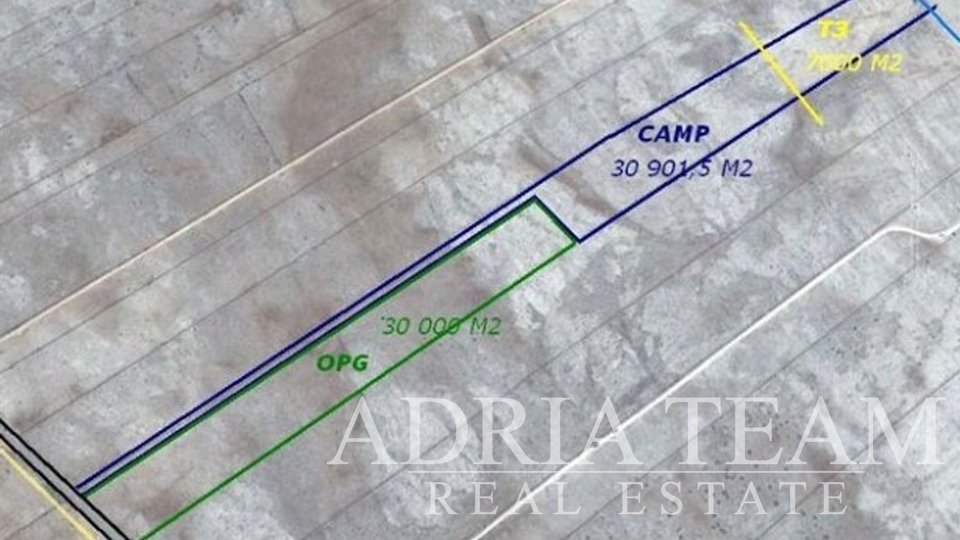 BUILDING LAND - T3 ZONE - IDEAL FOR CAMP! PAG - KOLAN