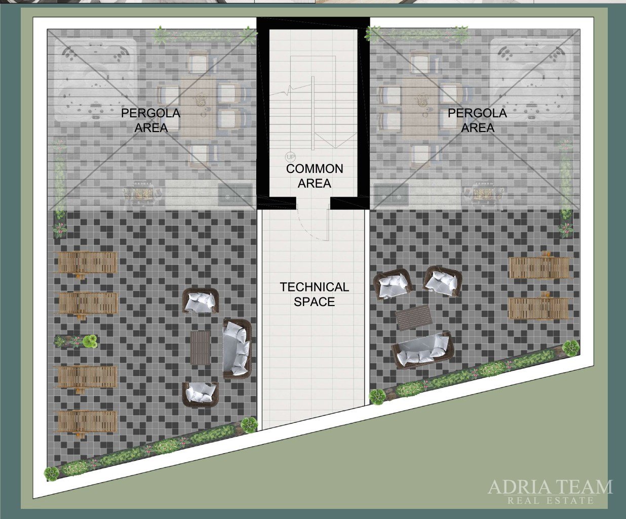 Penthouse, 67 m², Pakoštane