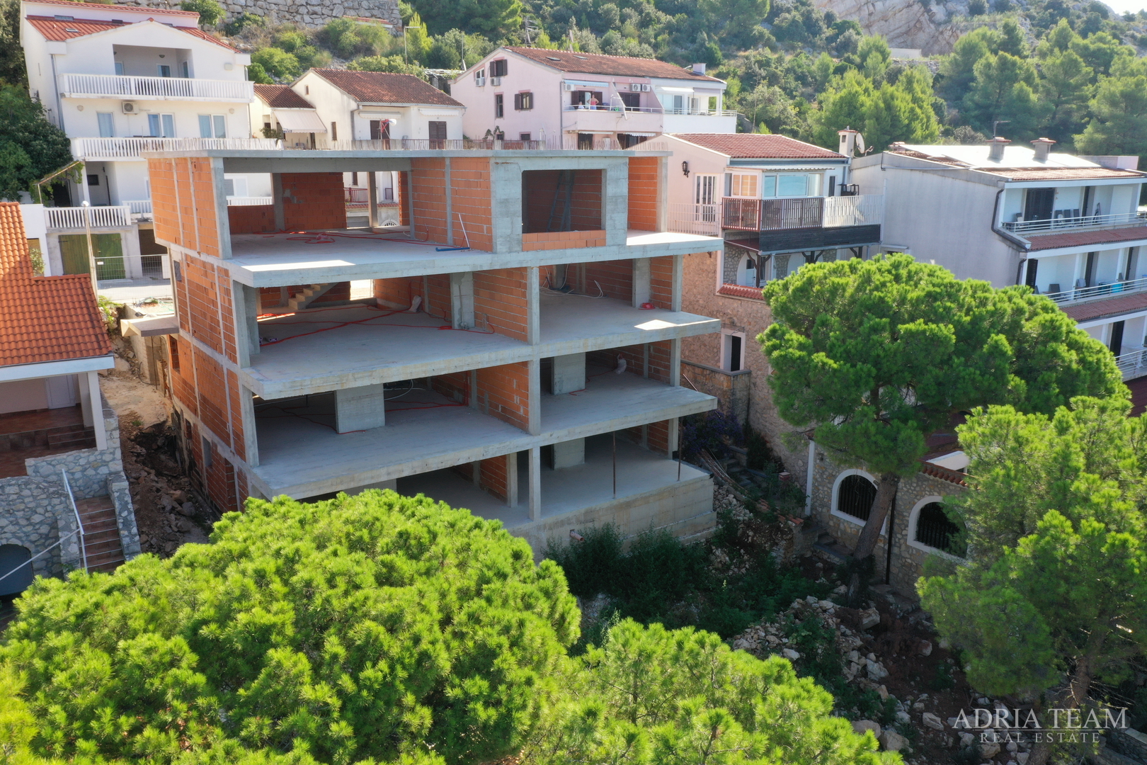 APARTMENTS, FIRST ROW TO THE SEA, NEW CONSTRUCTION - DRAGE
