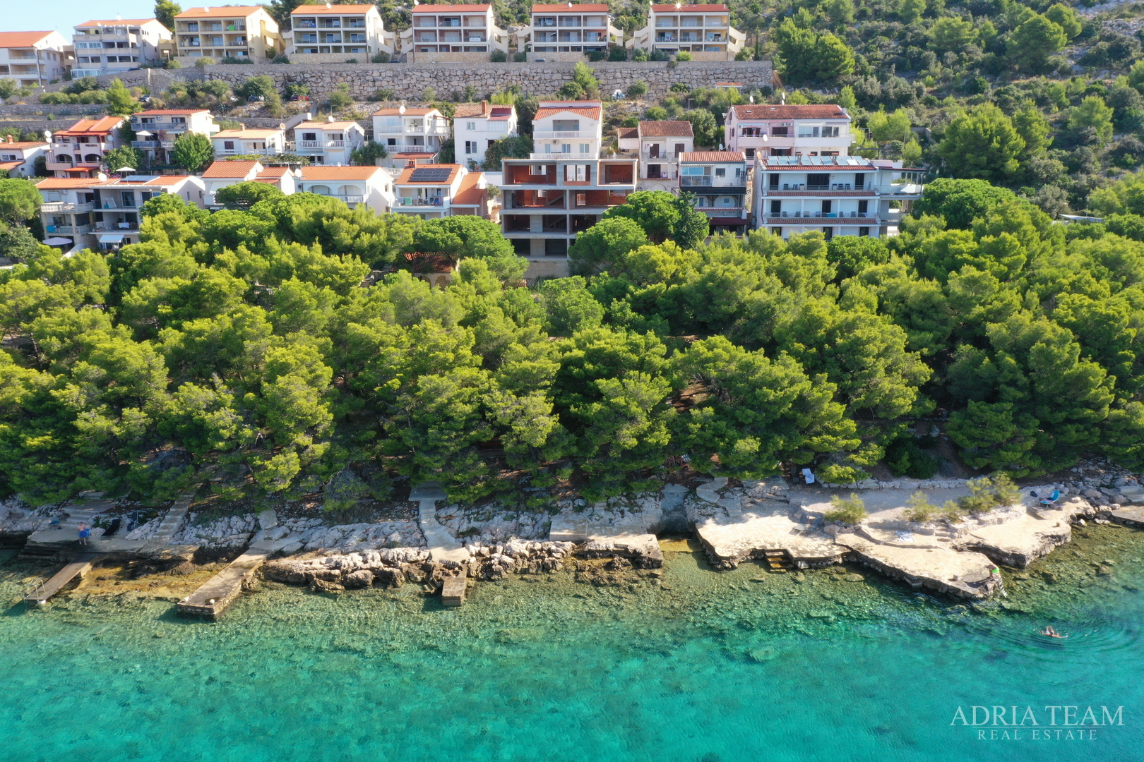 APARTMENTS, FIRST ROW TO THE SEA, NEW CONSTRUCTION - DRAGE