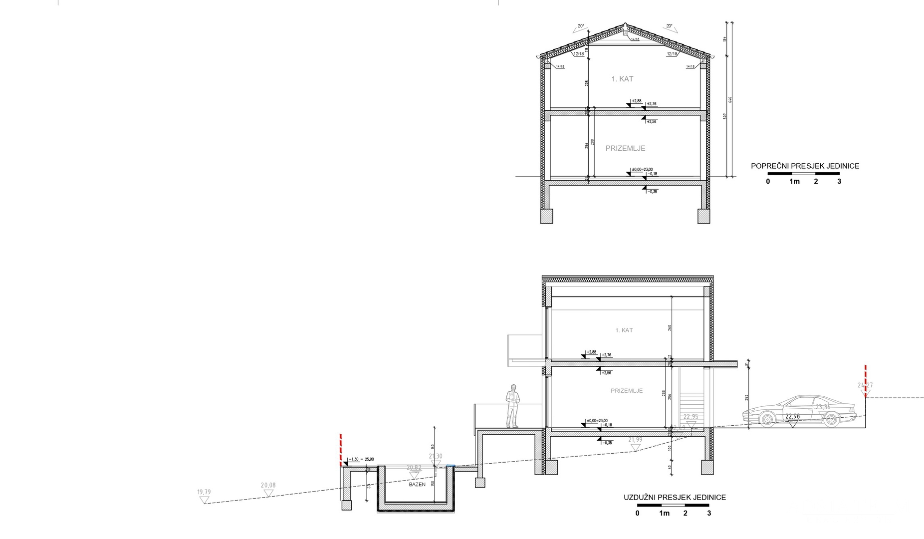 KUĆE S BAZENOM, 80 m OD MORA, NOVOGRADNJA - VLAŠIĆI, PAG
