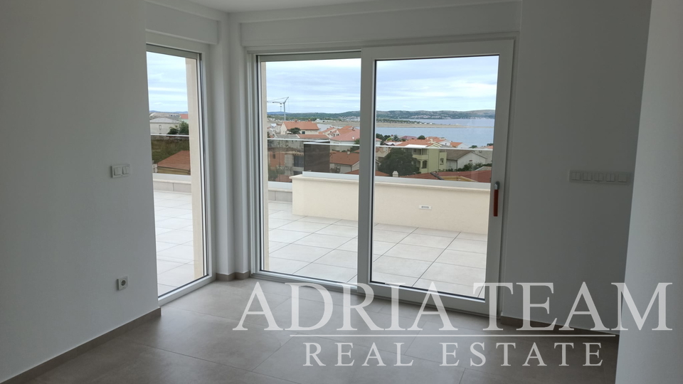 APARTMÁNY S VÝHLEDEM NA MOŘE, NOVOSTAVBA - POVLJANA, PAG