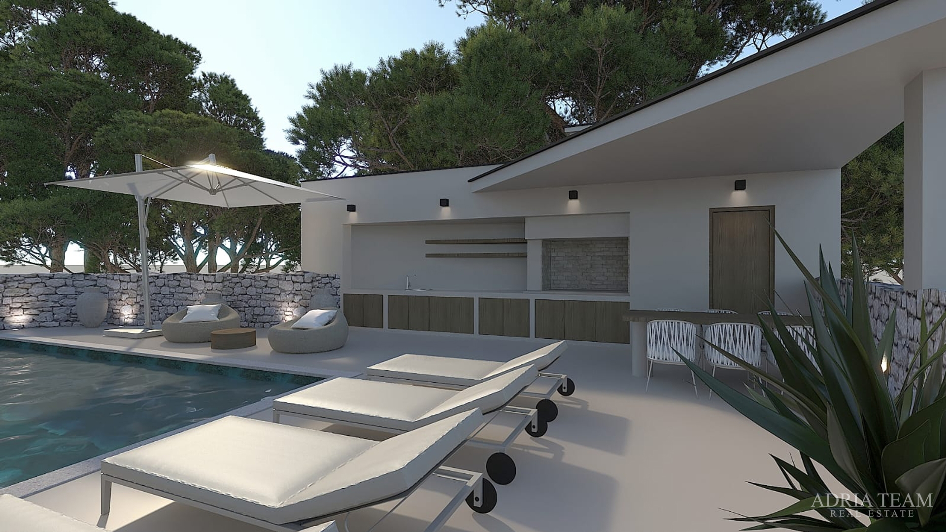 HAUS MIT SOMMERKÜCHE UND SCHWIMMPOOL, NEUBAU - VISOČANE