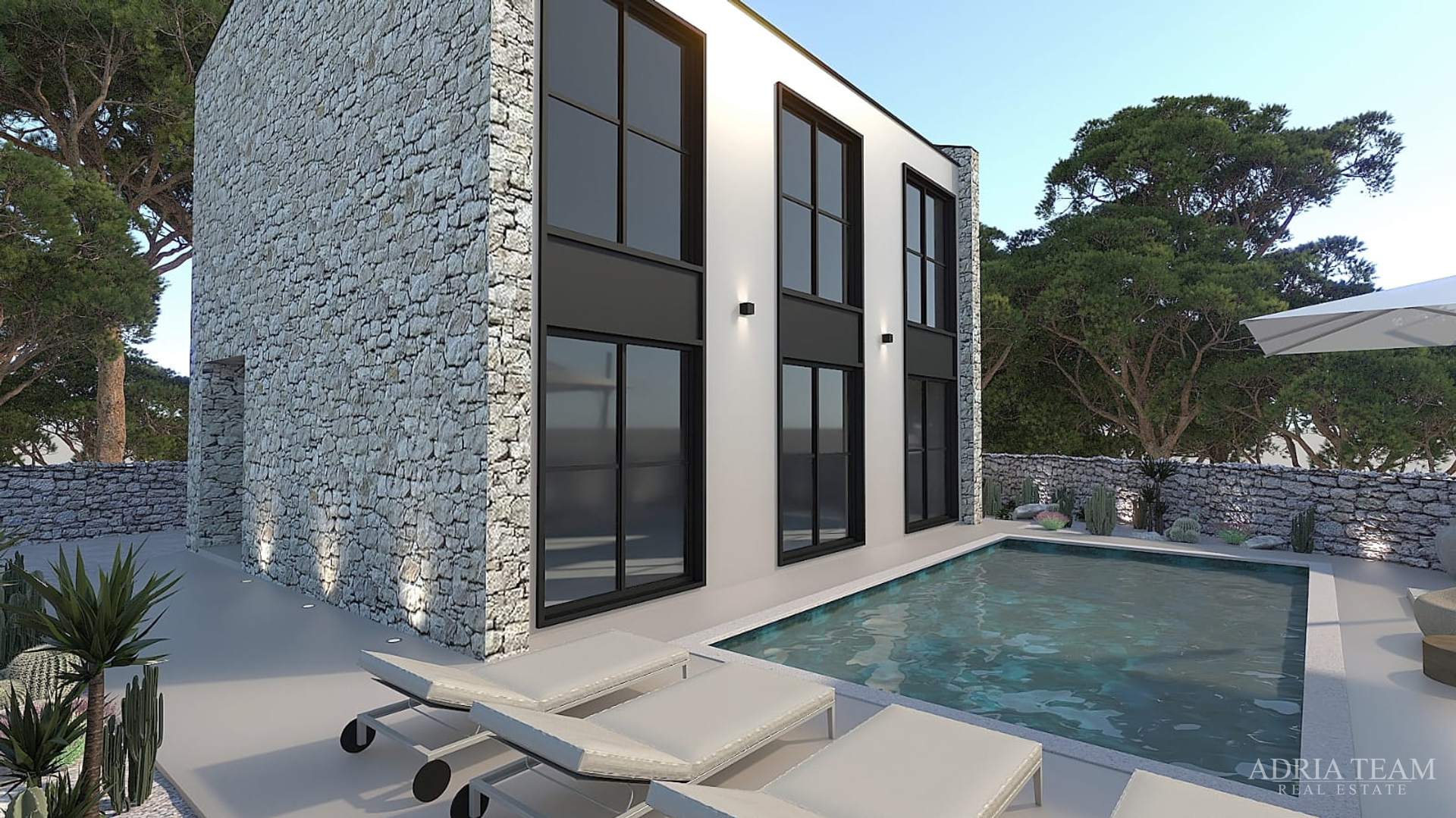 HAUS MIT SOMMERKÜCHE UND SCHWIMMPOOL, NEUBAU - VISOČANE