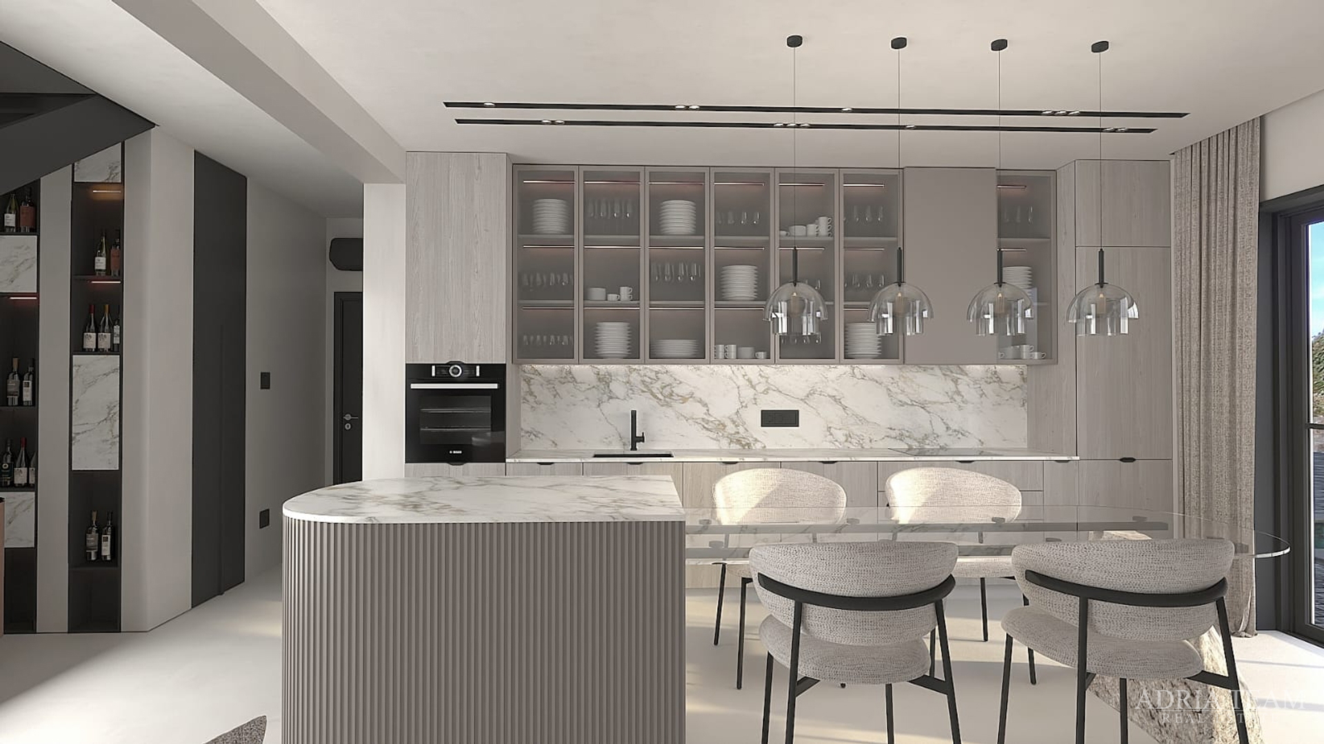 HAUS MIT SOMMERKÜCHE UND SCHWIMMPOOL, NEUBAU - VISOČANE