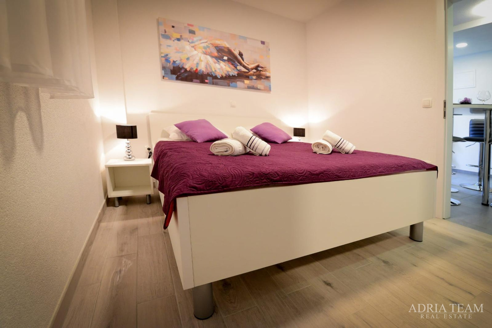 Apartment im Untergeschoss mit Pool und großem Garten - Privlaka