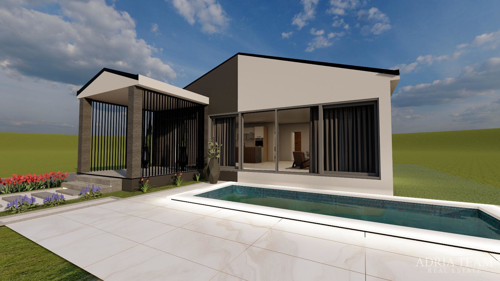 HOUSE WITH A SWIMMING POOL, NEW CONSTRUCTION - VIR (NORTHERN SIDE)