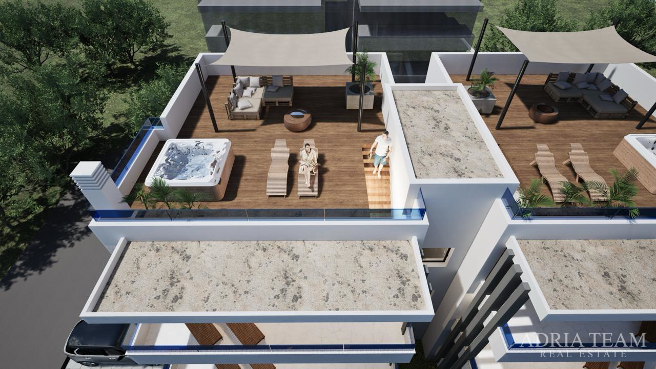 DVOSOBNI APARTMANI S POGLEDOM NA MORE, 200 M OD MORA, SUKOŠAN – ZADAR