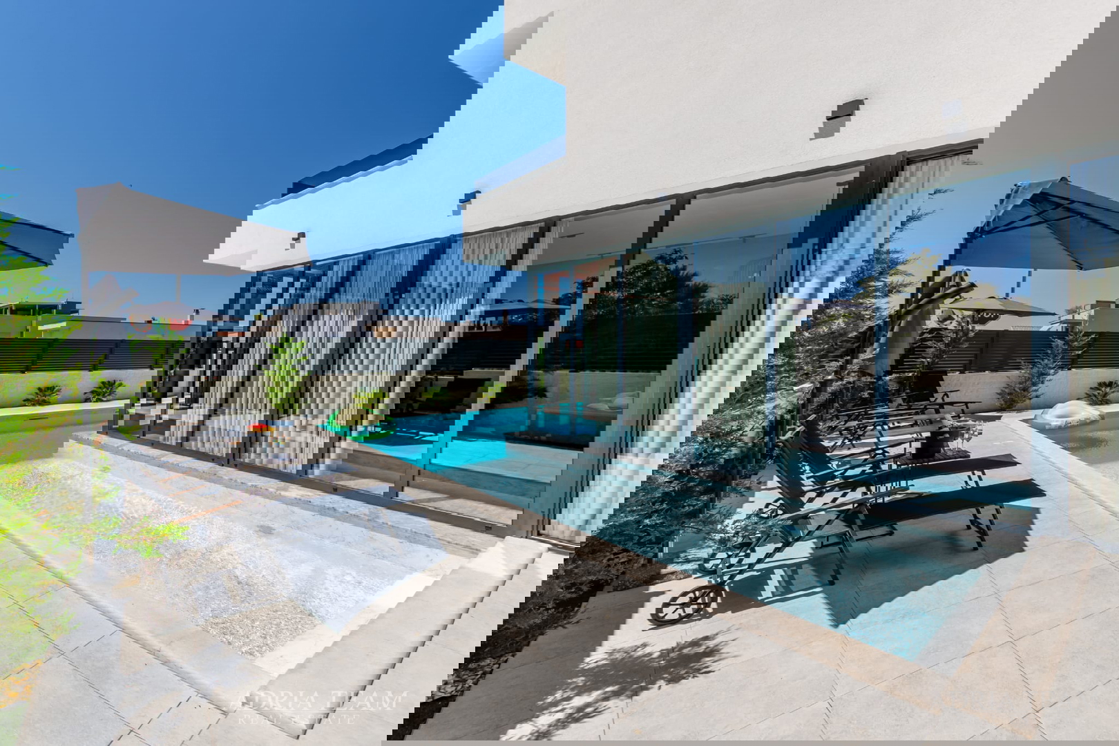 VILA, NOVOGRADNJA, 205 m OD MORA - VRSI, MULO