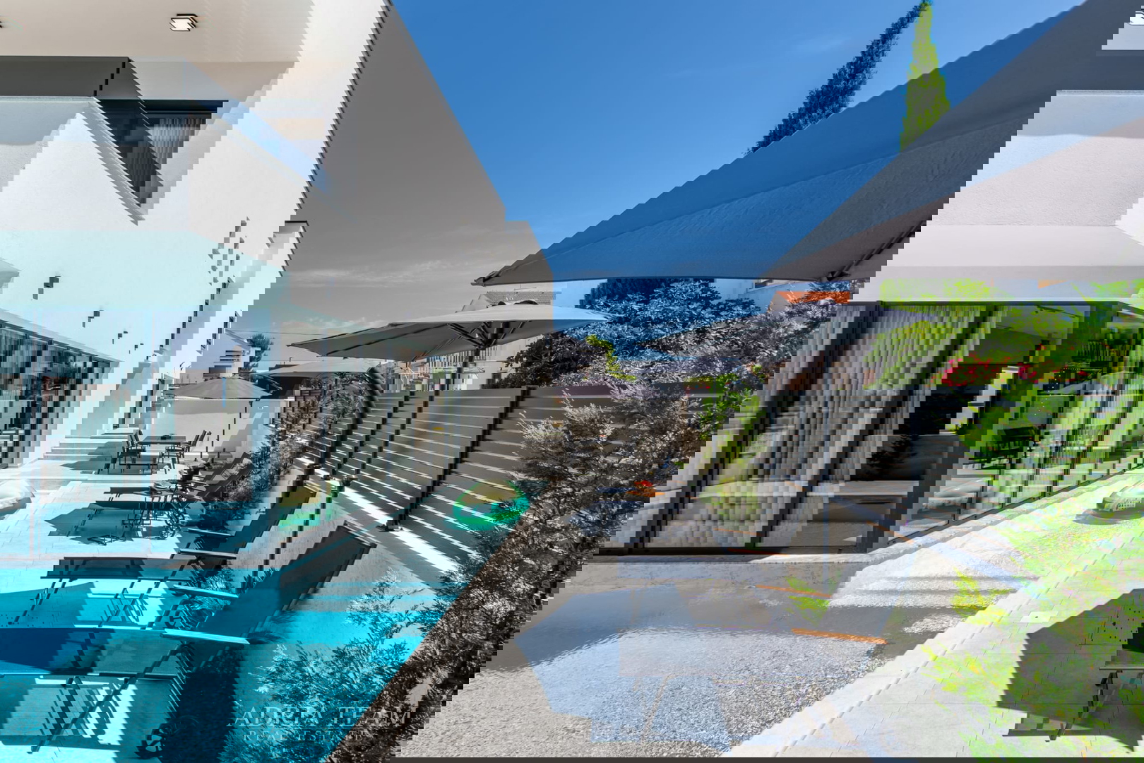 VILA, NOVOGRADNJA, 205 m OD MORA - VRSI, MULO