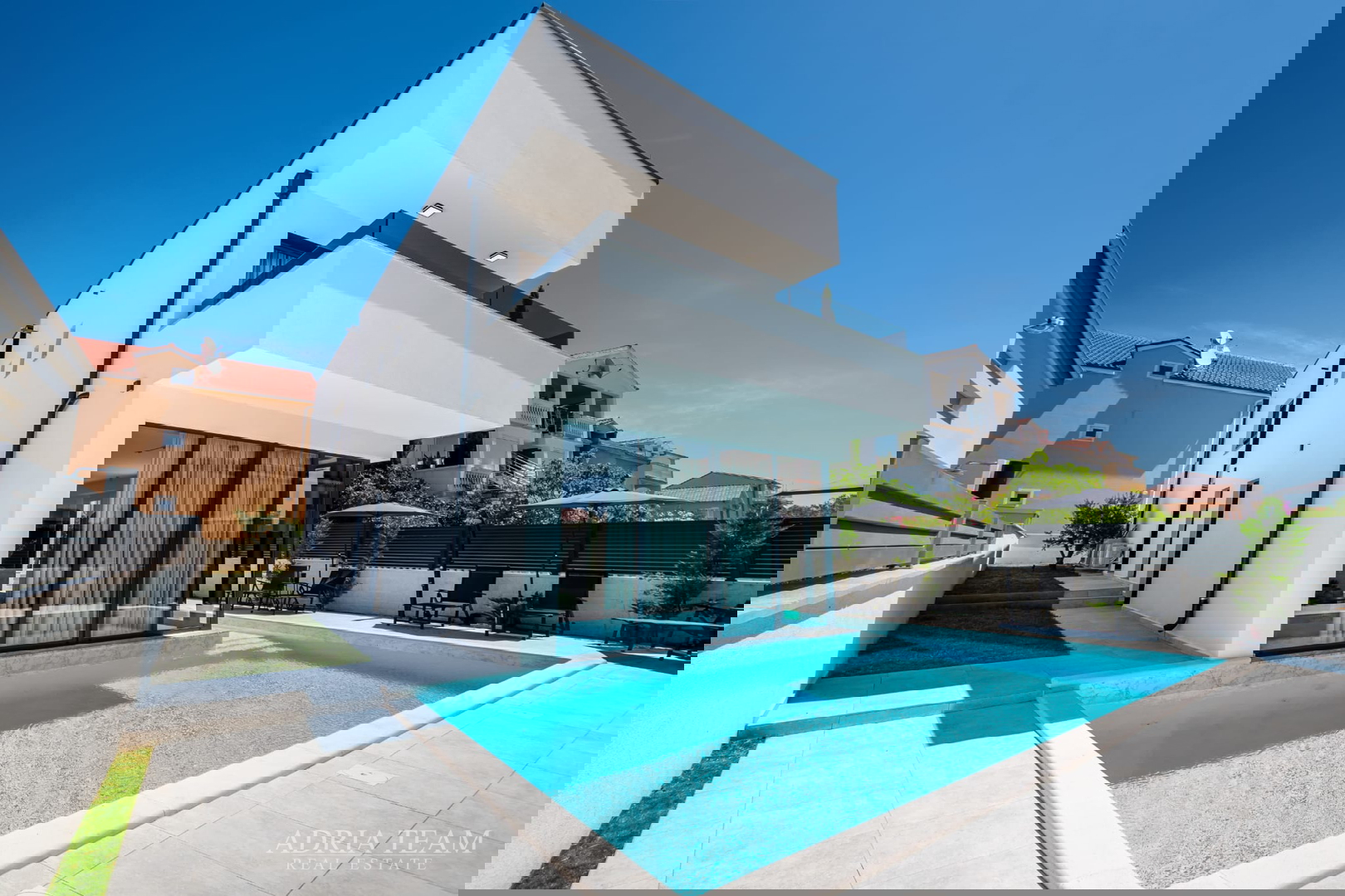 VILA, NOVOGRADNJA, 205 m OD MORA - VRSI, MULO