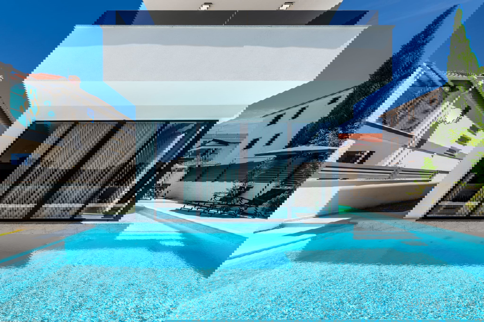 VILA, NOVOGRADNJA, 205 m OD MORA - VRSI, MULO