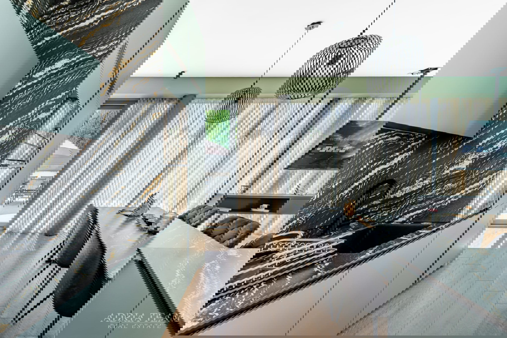 VILA, NOVOGRADNJA, 205 m OD MORA - VRSI, MULO