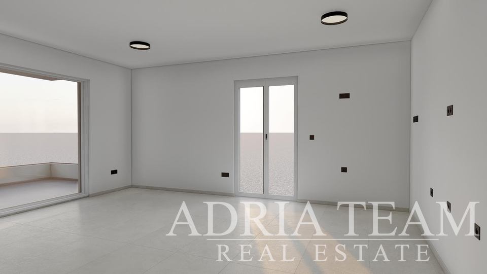APARTMÁNY VE VZDÁLENOSTI 300 M OD PLAŽE, NOVOSTAVBA, VÝHLED NA MOŘE - PRIVLAKA