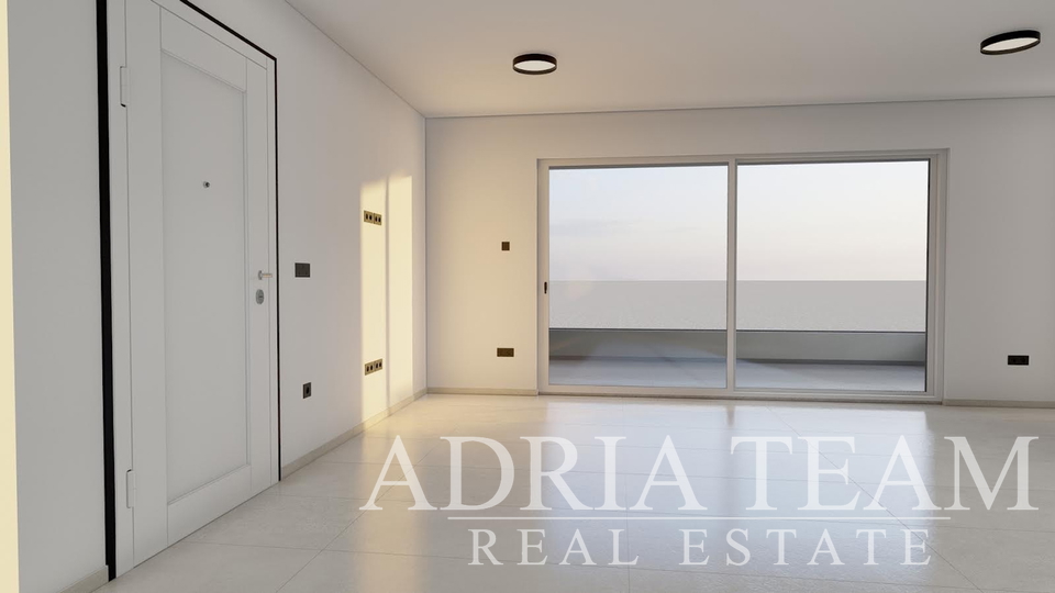APARTMÁNY VE VZDÁLENOSTI 300 M OD PLAŽE, NOVOSTAVBA, VÝHLED NA MOŘE - PRIVLAKA
