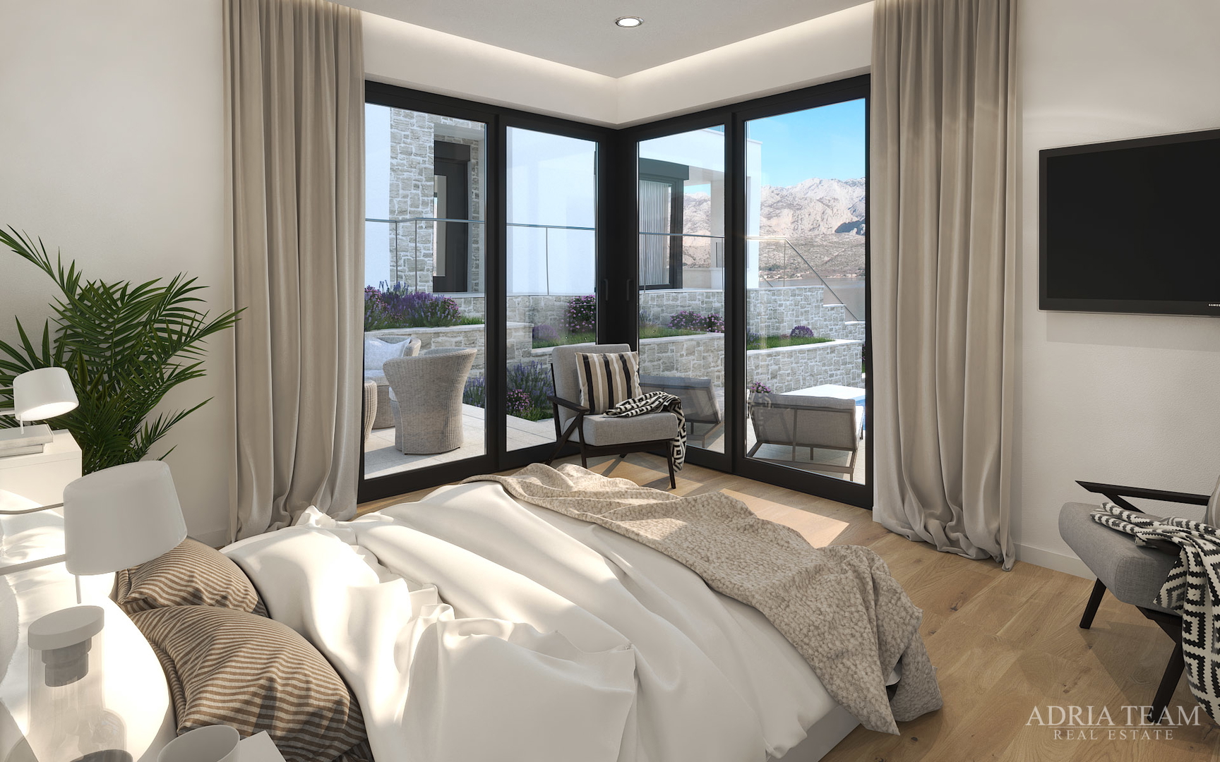 Villas, 50 m from the sea, newly built, beautiful view - Vinjerac