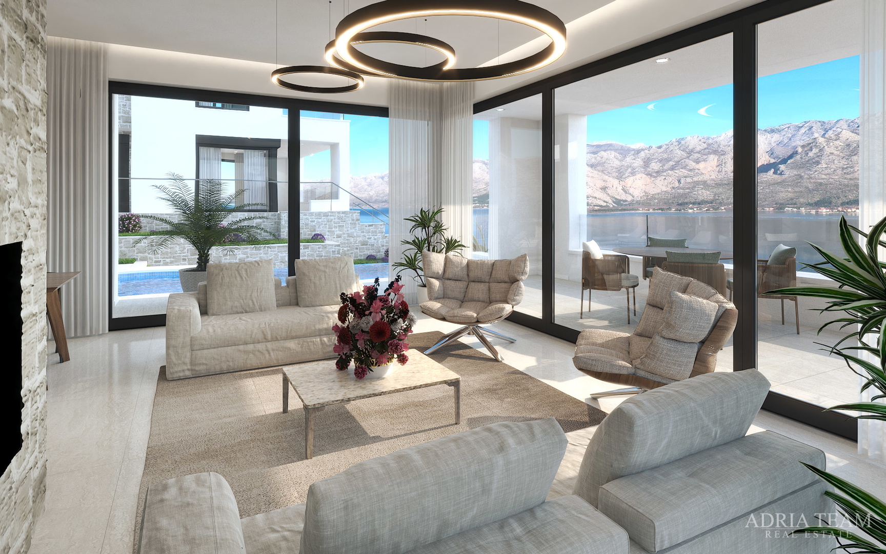 Villas, 50 m from the sea, newly built, beautiful view - Vinjerac