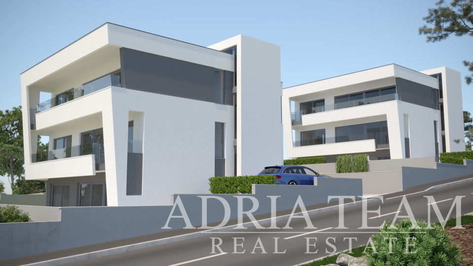 LUKSUZNI APARTMAN S POGLEDOM 50 m OD MORA - MANDRE, PAG