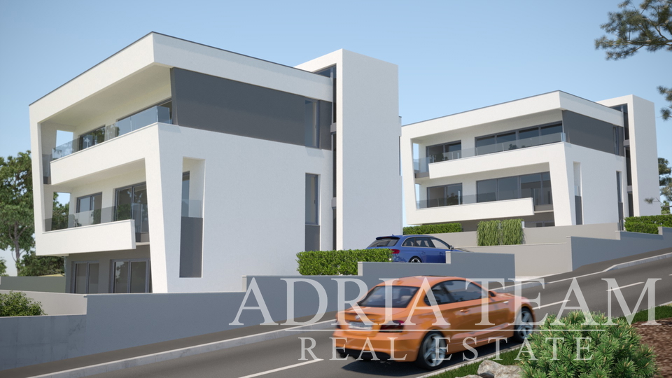 LUKSUZNI APARTMAN S POGLEDOM 50 m OD MORA - MANDRE, PAG