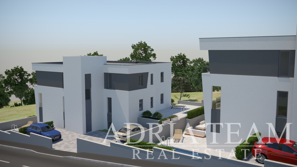 LUKSUZNI APARTMAN S POGLEDOM 50 m OD MORA - MANDRE, PAG