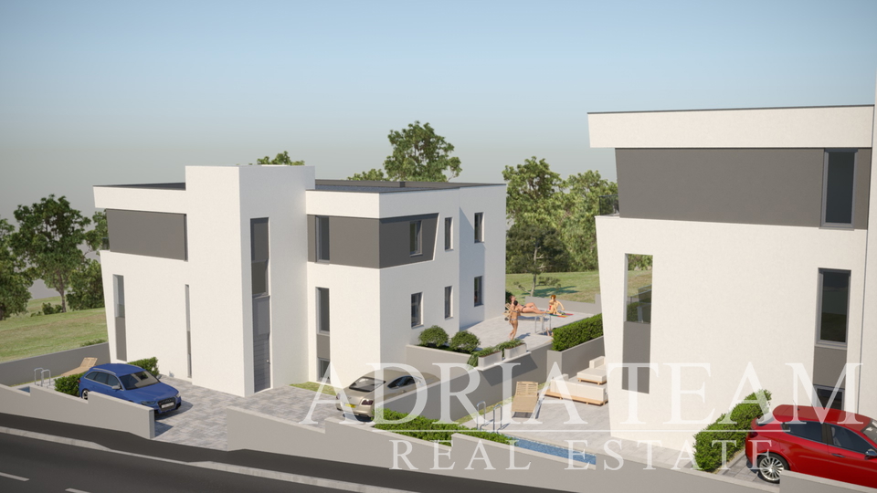 LUKSUZNI APARTMAN S POGLEDOM 50 m OD MORA - MANDRE, PAG