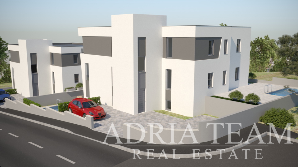 LUKSUZNI APARTMAN S POGLEDOM 50 m OD MORA - MANDRE, PAG