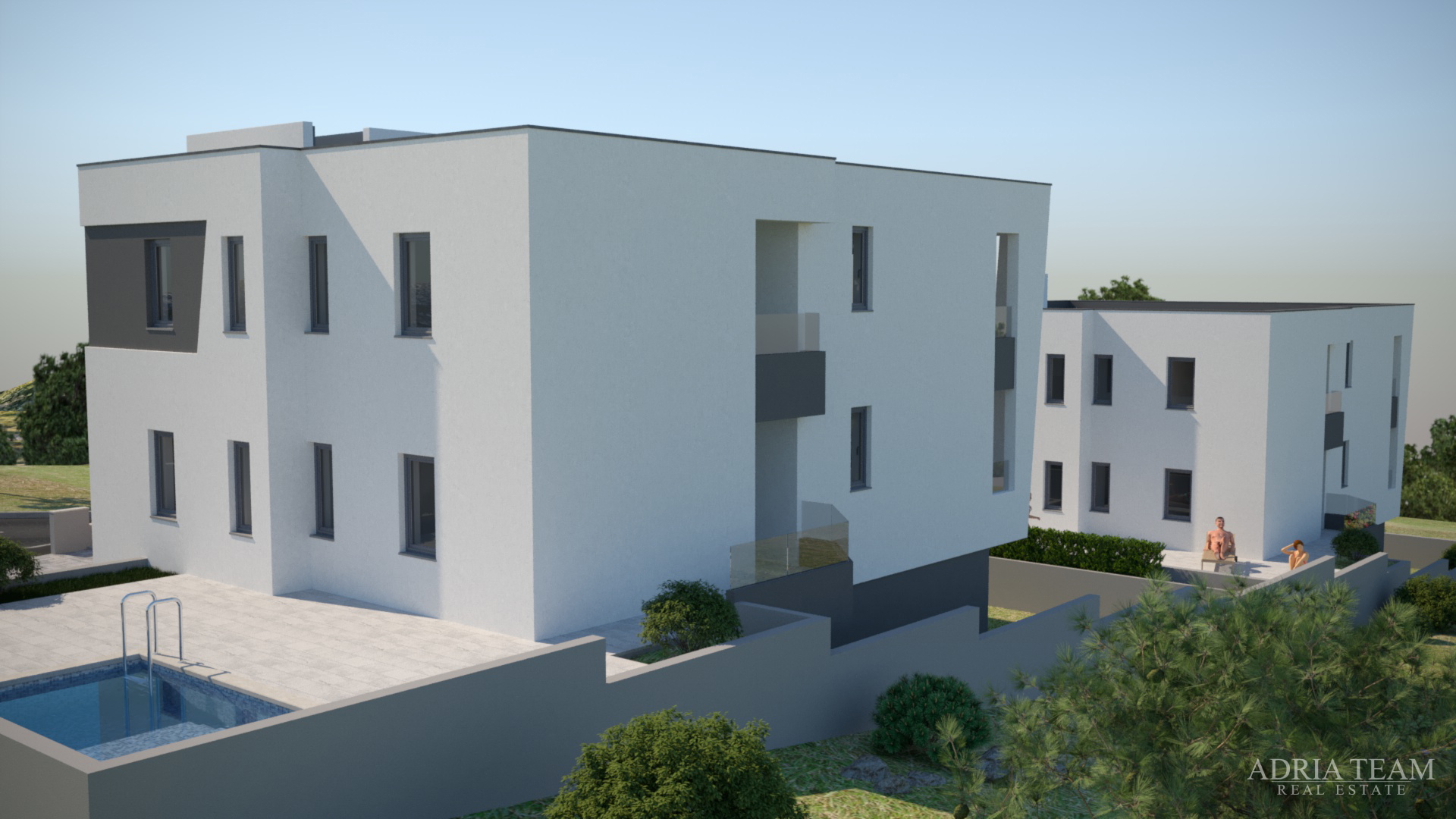 LUKSUZNI APARTMAN S POGLEDOM 50 m OD MORA - MANDRE, PAG