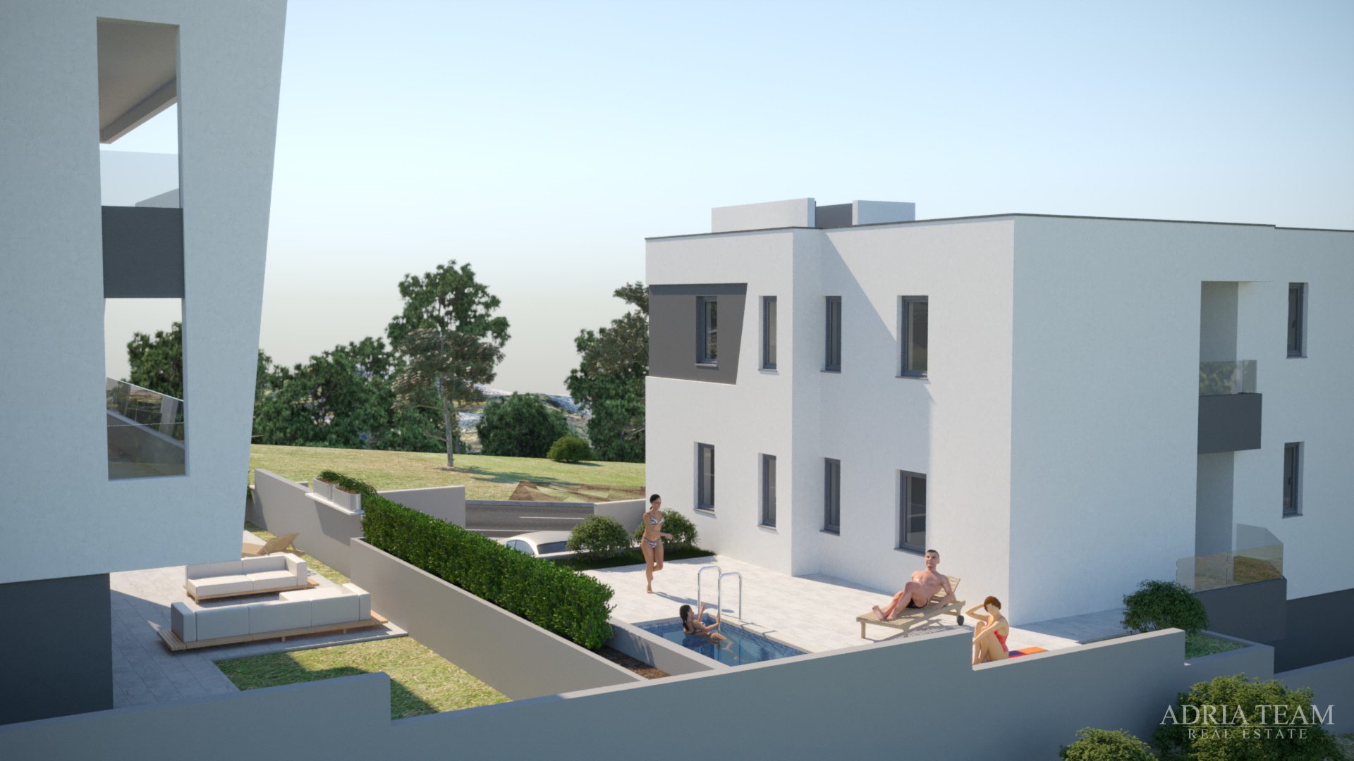 LUKSUZNI APARTMAN S POGLEDOM 50 m OD MORA - MANDRE, PAG