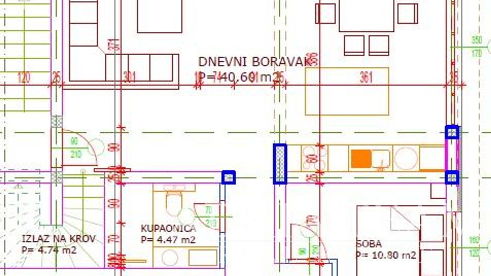 LUKSUZNI PENTHOUSE, PRVI RED DO MORA - VINJERAC