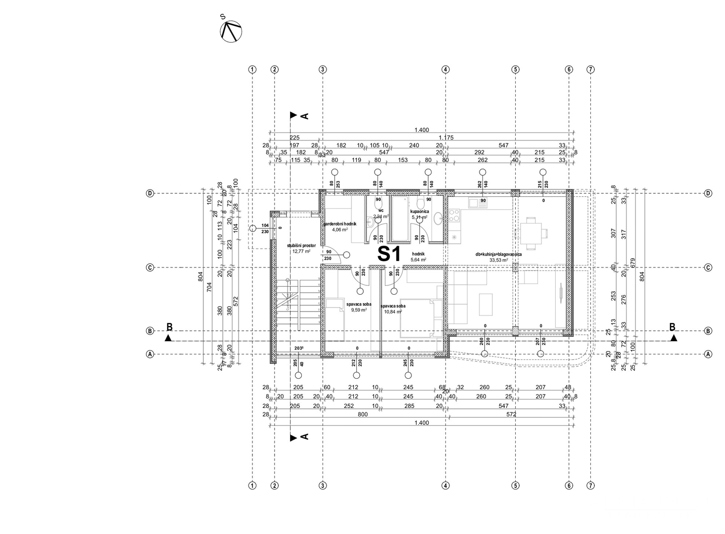 APARTMENTS 55 m FROM THE SEA, NEW CONSTRUCTION - VIR