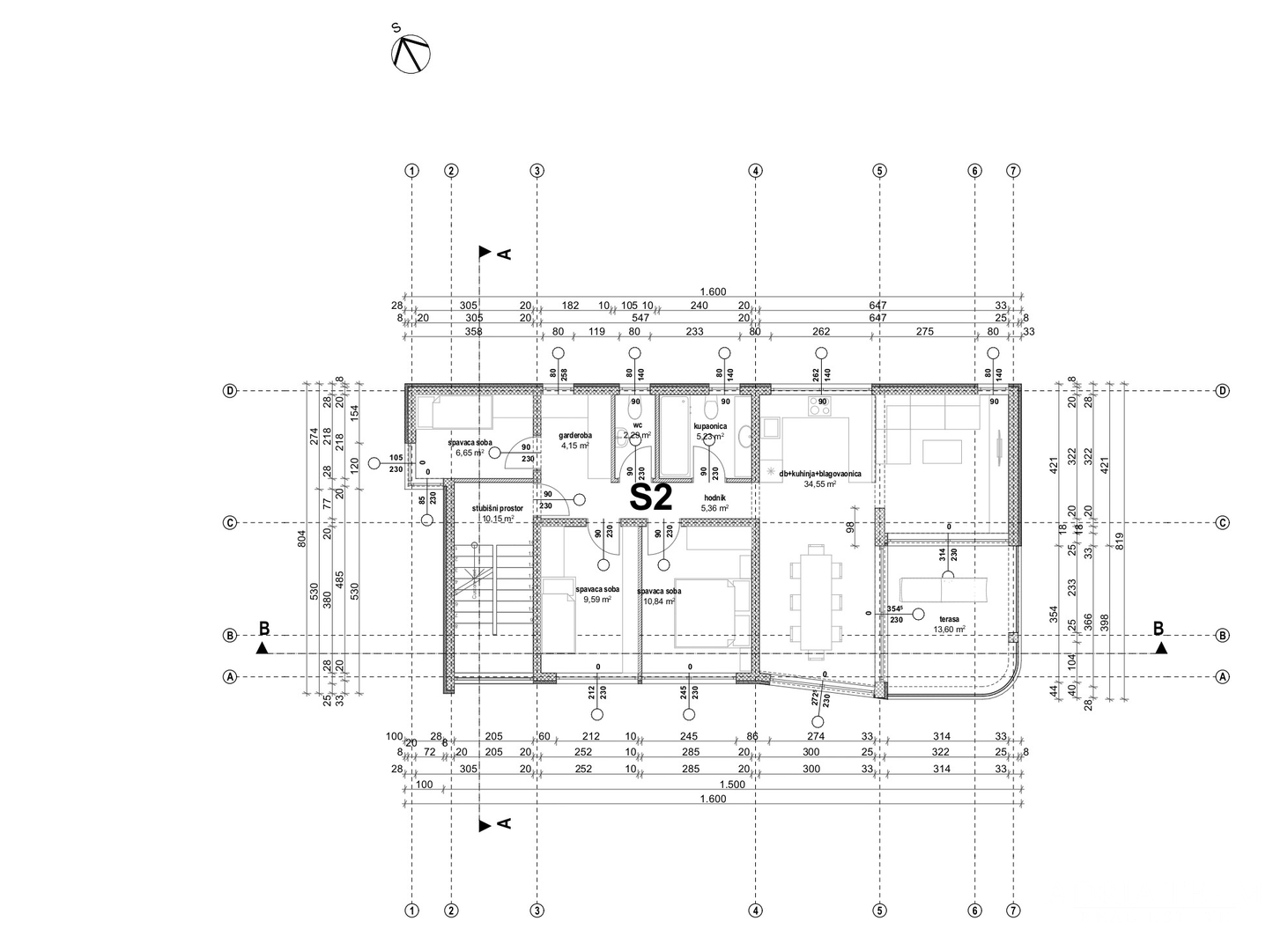 APARTMENTS 55 m FROM THE SEA, NEW CONSTRUCTION - VIR