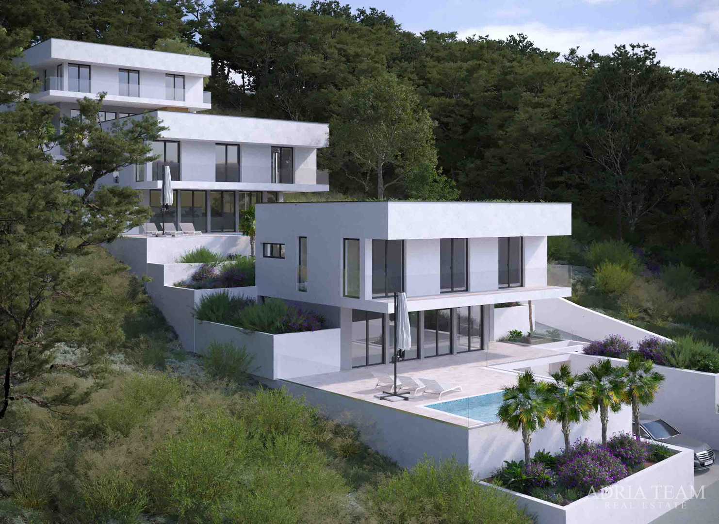 Građevinsko zemljište 1.313 m² s projektom vile i pomoćne građevine - Novigrad, Zadar