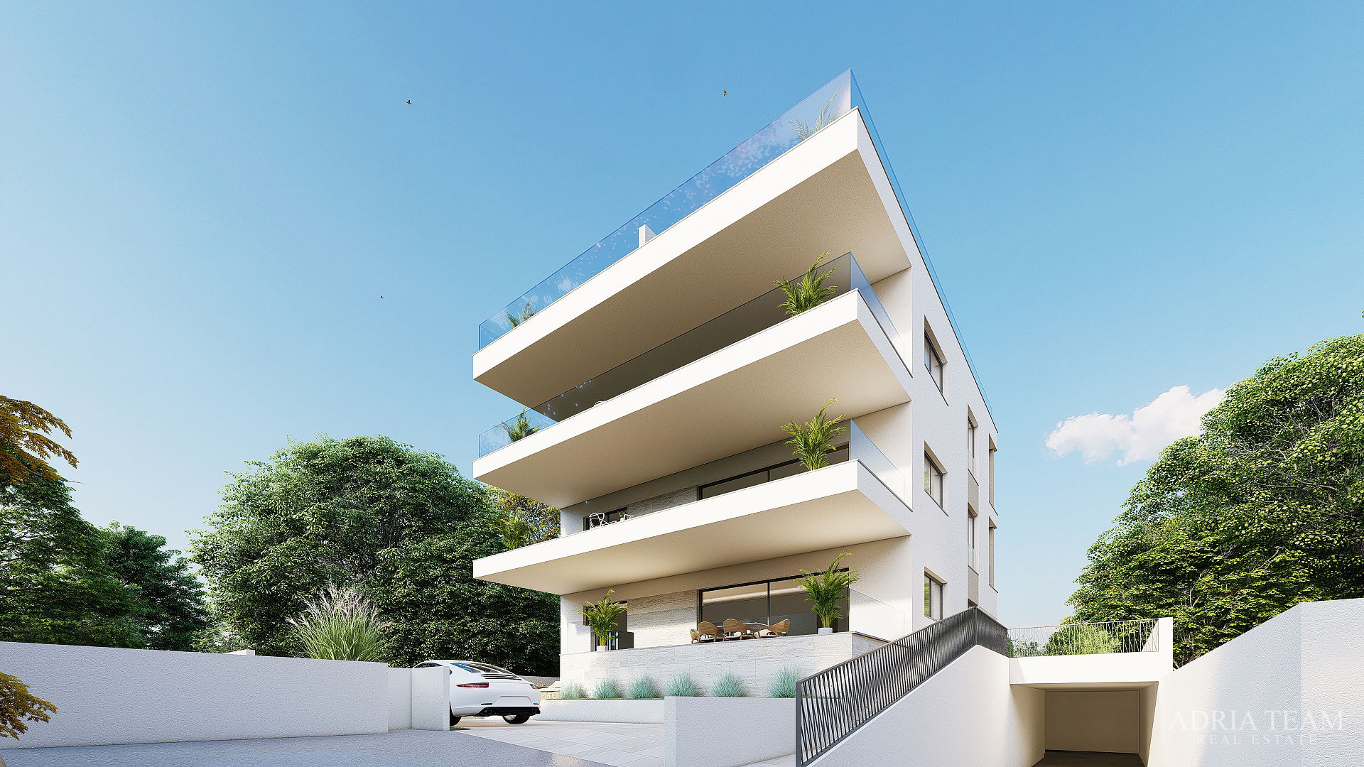 APARTMENTS LOCATED 120 m FROM THE SEA, SEA VIEW, NEW CONSTRUCTION - DIKLO, ZADAR