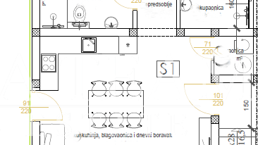 APARTMANI UDALJENI 300 m OD PLAŽE, NOVOGRADNJA, POGLED NA MORE - PRIVLAKA