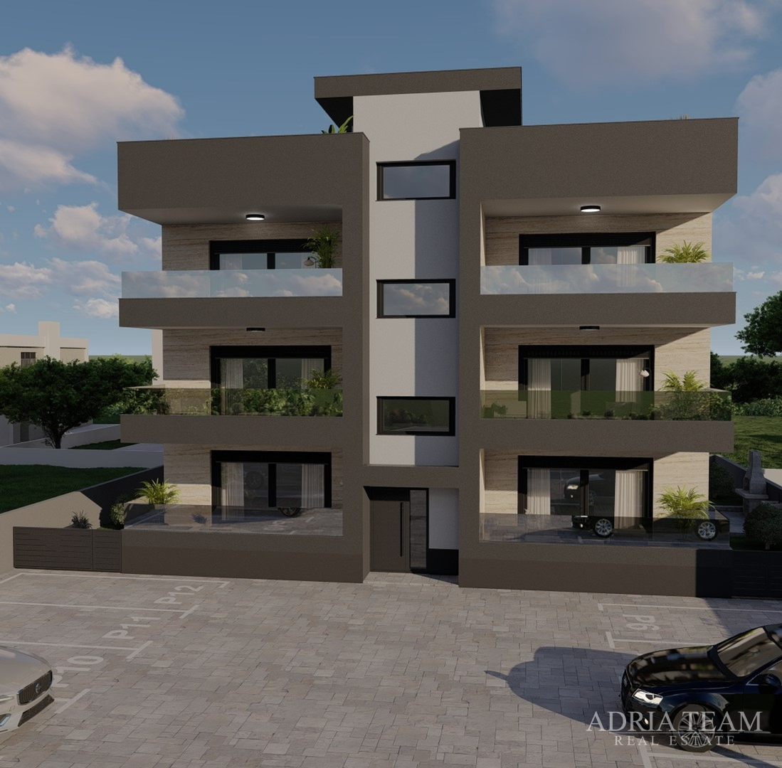 APARTMENTS 300 m FROM THE BEACH, NEW BUILD, SEA VIEW - PRIVLAKA